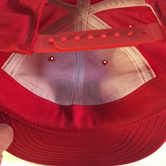 Safety Kleen Patch Trucker Snapback Hat Red - Picture 6 of 7